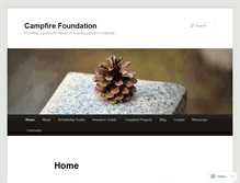 Tablet Screenshot of campfirefoundation.org
